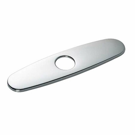 COMFORTCORRECT 10 in. Stainless Steel Faucet Deck Plate, Polish Chrome CO2798985